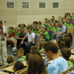 Politechnika Dziecięca. Spotkanie z kosmonautą Mirosławem Hermaszewskim / Marzena Mąkosa / Radio Kielce