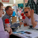 15. Festiwal Filmów-Spotkań NieZwykłych. Aktor Andrzej Seweryn w rozmowie z Jerzym Jopem i Stanisławem Blinstrubem / Arkadiusz Miller / Radio Kielce