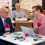 Festiwal Filmów-Spotkań Niezwykłych - Burmistrz Sandomierza Marek Bronkowski i Stanisław Blinstrub / Krzysztof Bujnowicz / Radio Kielce