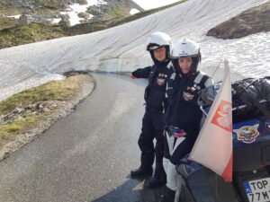 II Motocyklowy Rajd Monte Cassino / Joanna Kuryś, Krzysztof Kurek i Grzegorz Gajewski