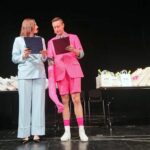 Rozstrzygnięcie konkursu "Mój teatr". Na zdjęciu: aktorzy Ewa Lubacz i Michał Olszewski / Katarzyna Prędotka / Radio Kielce