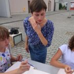 Kielce. Warsztaty „Orientalna ceramika - szacunek dla Syrii” przed Instytutem Dizajnu / Katarzyna Prędotka / Radio Kielce