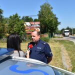 08.06.2018 Lisów. Policyjna akcja "Prędkość" / Komenda Miejska Policji / Kielce