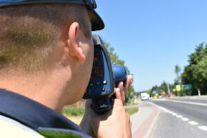 08.06.2018 Lisów. Policyjna akcja "Prędkość" / Komenda Miejska Policji / Kielce