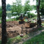 Prace archeologiczne związane z poszukiwaniem ofiar komunistycznego terroru na cmentarzu Piaski w Kielcach / Leszek Bukowski / Kielecka delegatura IPN