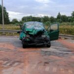 Chęciny. Wypadek / Katarzyna Prędotka / Radio Kielce