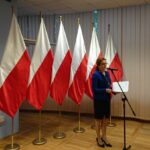 Kielce. Przekazanie pieniędzy na świętokrzyskie drogi. Na zdjęciu: Agata Wojtyszek - wojewoda świętokrzyski / Michał Kita / Radio Kielce