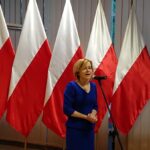 Kielce. Przekazanie pieniędzy na świętokrzyskie drogi. Na zdjęciu: poseł Anna Krupka / Michał Kita / Radio Kielce