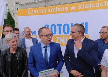 Konferencja prasowa Artura Gierady / Michał Kita / Radio Kielce