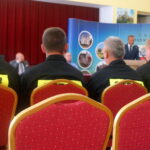 Przekazanie sprzętu zakupionego z funduszu sprawiedliwości ochotniczym strażom pożarnym z terenu gminy Piekoszów / Marcin Różyc / Radio Kielce