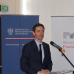 Busko - Zdrój. Konferencja "Prawo do przedsiębiorczości”. Na zdjęciu: Marcin Ociepa - wiceminister Przedsiębiorczości i Technologii / Michał Kita / Radio Kielce