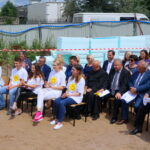 Wmurowanie kamienia węgielnego pod budowę Powiatowego Zespołu Szkół / Michał Kita / Radio Kielce