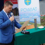 Wmurowanie kamienia węgielnego pod budowę Powiatowego Zespołu Szkół. Michał Godowski, starosta kielecki / Michał Kita / Radio Kielce