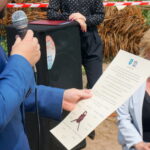 Wmurowanie kamienia węgielnego pod budowę Powiatowego Zespołu Szkół / Michał Kita / Radio Kielce