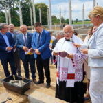 Wmurowanie kamienia węgielnego pod budowę Powiatowego Zespołu Szkół / Michał Kita / Radio Kielce