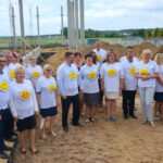 Wmurowanie kamienia węgielnego pod budowę Powiatowego Zespołu Szkół / Michał Kita / Radio Kielce