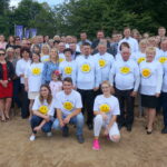 Wmurowanie kamienia węgielnego pod budowę Powiatowego Zespołu Szkół / Michał Kita / Radio Kielce