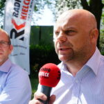 Prezentacja wakacyjnej ramówki Radia Kielce. Od lewej: Bartłomiej Zapała, Rafał Szymczyk / Kamil Król / Radio Kielce