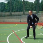 Otwarcie boiska wielofunkcyjnego przy Zespole Szkół Centrum Kształcenia Rolniczego w Chrobrzu / Kamil Włosowicz / Radio Kielce