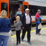 Po 13 latach przerwy do Buska-Zdroju wjechał pociąg z Kielc / Kamil Włosowicz / Radio Kielce