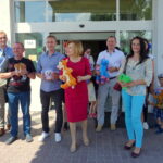 Poseł PiS Anna Krupka i burmistrz Jędrzejowa Marcin Piszczek odwiedzili małych pacjentów szpitala w Jędrzejowie / Ewa Pociejowska-Gawęda / Radio Kielce