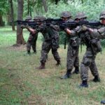 Jędrzejów. Kurs zawodowych żołnierzy 10 Świętokrzyskiej Brygady Obrony Terytorialnej / Ewa Pociejowska - Gawęda / Radio Kielce