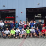 "Mundur na rowerze 2018". Sztafeta rowerowa z udziałem strażaków z Jędrzejowa / Ewa Pociejowska-Gawęda / Radio Kielce