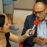 Podsumowanie akcji "Kielce czytają z małym misiem". Zastępca prezydenta Kielc Andrzej Sygut / Kamil Król / Radio Kielce