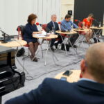 Studio Polityczne Radia Kielce. Krzysztof Słoń, PiS, Marzena Marczewska, PO, Jan Cedro, PSL, Mateusz Żukowski, Nowoczesna, Magdalena Fogiel-Litwinek, Kukiz '15 / Kamil Król / Radio Kielce