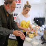 Śniadanie w ogrodzie, które przygotował Grzegorz Russak / Kamil Król / Radio Kielce