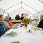 Śniadanie w ogrodzie, które przygotował Grzegorz Russak / Kamil Król / Radio Kielce