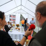 Śniadanie w ogrodzie, które przygotował Grzegorz Russak / Kamil Król / Radio Kielce