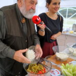 Śniadanie w ogrodzie, które przygotował Grzegorz Russak / Kamil Król / Radio Kielce