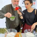 Śniadanie w ogrodzie, które przygotował Grzegorz Russak / Radio Kielce