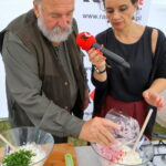 Śniadanie w ogrodzie, które przygotował Grzegorz Russak / Kamil Król / Radio Kielce