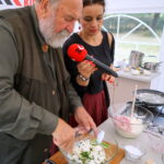 Śniadanie w ogrodzie, które przygotował Grzegorz Russak / Kamil Król / Radio Kielce