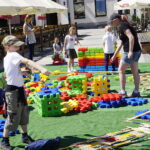 08.06.2018 Kielce. Dni Energii. Piknik edukacyjny dla dzieci na Rynku / Michał Kita / Radio Kielce