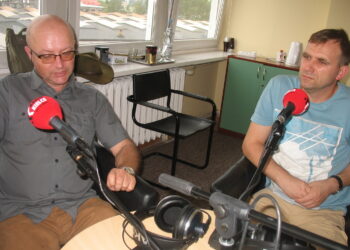 Punkty Widzenia. Na zdjęciu: Sylwester Kiełek i Piotr Ambroszczyk / Anna Głąb / Radio Kielce