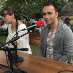 Tokarnia. Studio Polityczne Radia Kielce. Od lewej:  Magdalena Fogiel-Litwinek, Kukiz '15, Marek kowalski, Nowoczesna / Radio Kielce