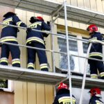 Kielce. Pożar w bloku przy ulicy Dalekiej 27 / Jarosław Kubalski / Radio Kielce