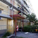 Kielce. Pożar w bloku przy ulicy Dalekiej 27 / Jarosław Kubalski / Radio Kielce