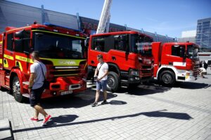 Kielce. Międzynarodowe Targi Sprzętu i Wyposażenia Straży Pożarnej i Służb Ratowniczych IFRE / Jarosław Kubalski / Radio Kielce