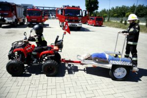 Kielce. Międzynarodowe Targi Sprzętu i Wyposażenia Straży Pożarnej i Służb Ratowniczych IFRE / Jarosław Kubalski / Radio Kielce