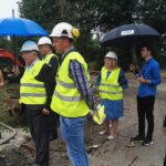 Plac budowy odwiedził z wizytą gospodarczą poseł Krzysztof Lipiec / Kamil Włosowicz / Radio Kielce