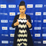 Edyta Strzycka wystąpiła w koncercie „Debiuty” 55. Krajowego Festiwalu Polskiej Piosenki w Opolu śpiewając piosenkę „Nowy horyzont” / Sylwia Gawłowska