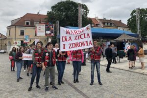 Marsz dla Życia i Rodziny w Sandomierzu / Grażyna Szlęzak-Wójcik / Radio Kielce