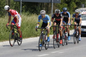 02.06.2018 13.Międzynarodowy Wyścig Kolarski Szlakiem Walk Majora Hubala. Etap Skarżysko - Kamienna do Kazimierzy Wielkiej / Jarosław Kubalski / Radio Kielce