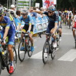 02.06.2018 13.Międzynarodowy Wyścig Kolarski Szlakiem Walk Majora Hubala. Etap Skarżysko - Kamienna  do Kazimierzy Wielkiej / Jarosław Kubalski / Radio Kielce