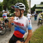 02.06.2018 13.Międzynarodowy Wyścig Kolarski Szlakiem Walk Majora Hubala. Etap Skarżysko - Kamienna  do Kazimierzy Wielkiej / Jarosław Kubalski / Radio Kielce