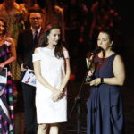 02.05.2018 Kielce. KCK. Gala finałowa 20. Międzynarodowego Konkursu Off Fashion. Przyjaciel Off Fashion Agnieszka Migoń i dyrektor KCK Magdalena Kusztal / Jarosław Kubalski / Radio Kielce